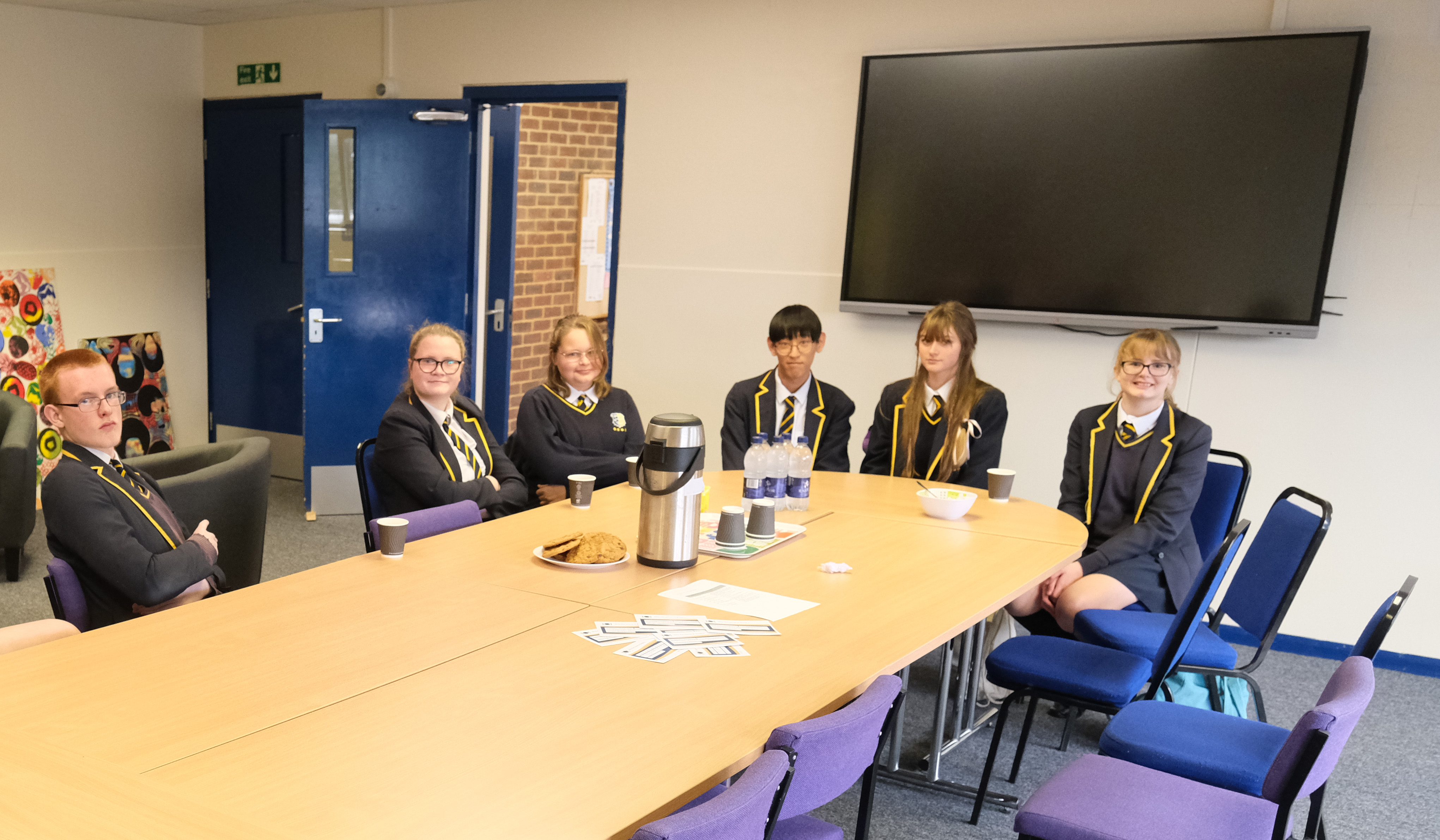 Image for news item 'Year 11 students celebrate excellence having Hot Chocolate with the Head.'